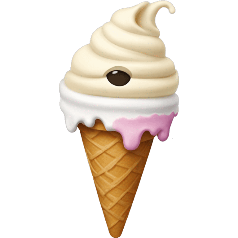 Preppy ice cream  emoji