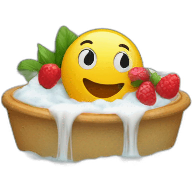 canapé sur une baignoire emoji