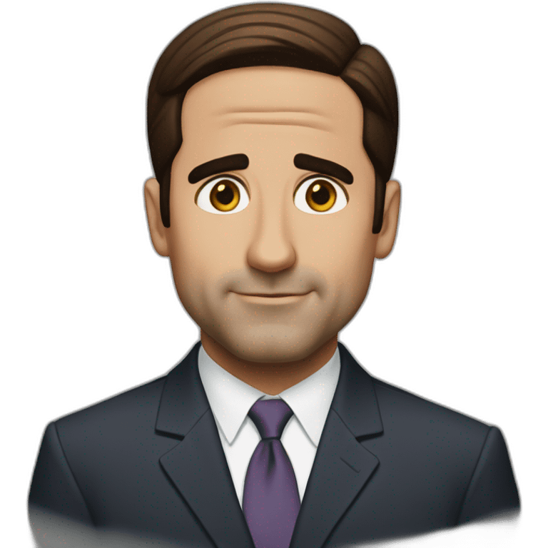 Michael scott famous face impression emoji