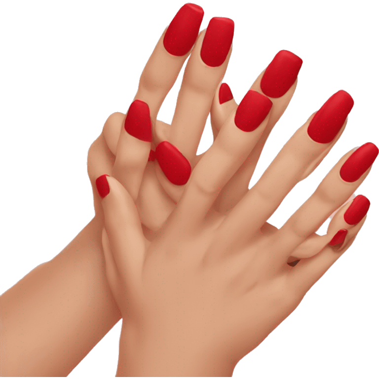 red nails emoji