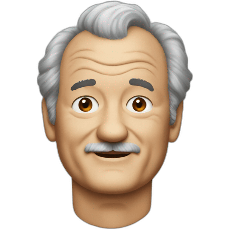 Bill murray black hair emoji