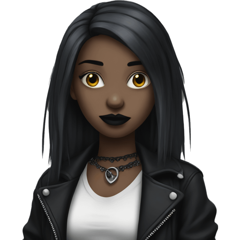 goth girl  emoji