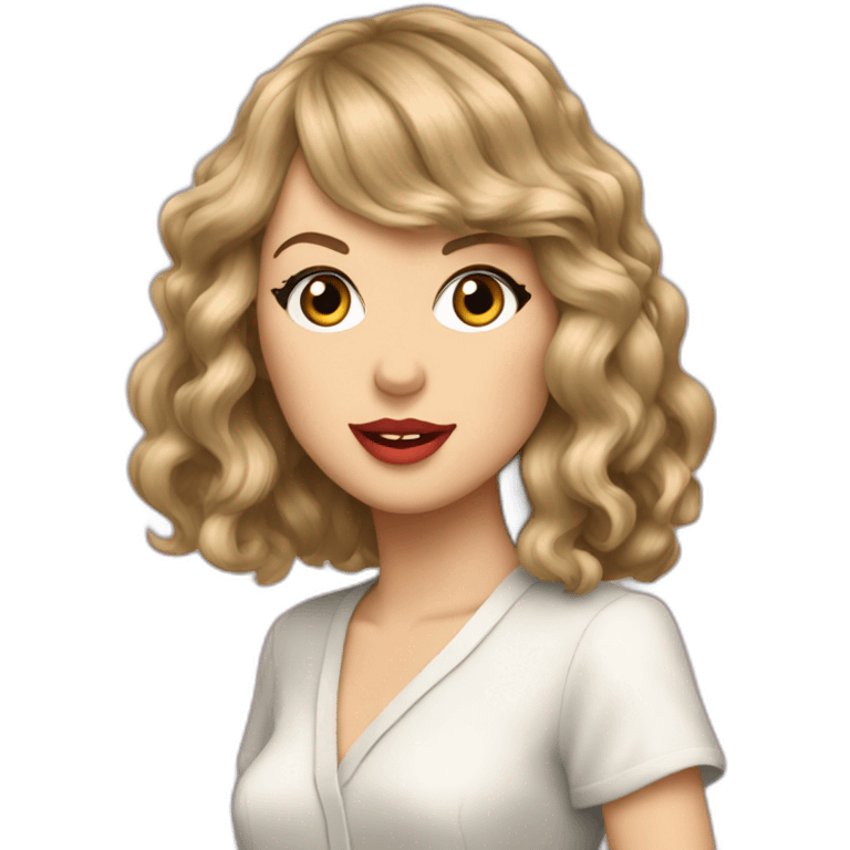 Taylor Swift qui chante emoji