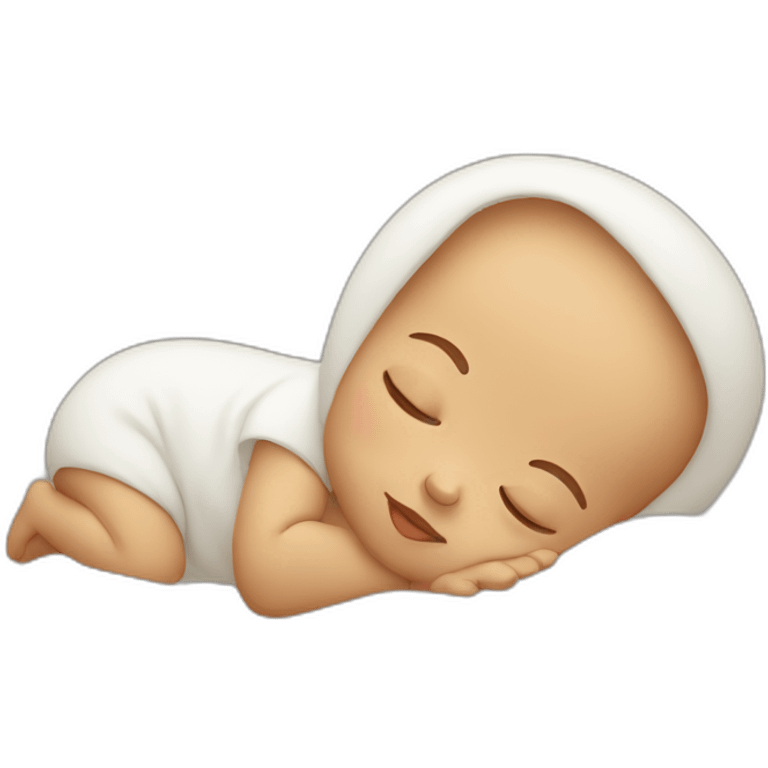 sleeping baby emoji