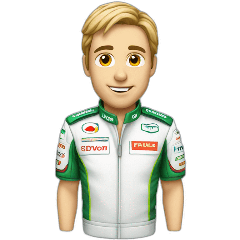 Pilote formula one emoji