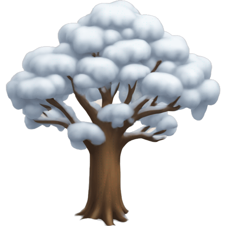 snow tree emoji