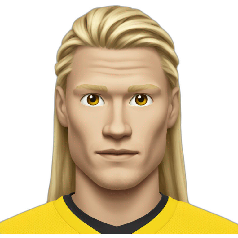 erling haaland long hair emoji