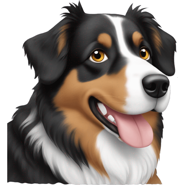 Australian Shepard with white feet emoji