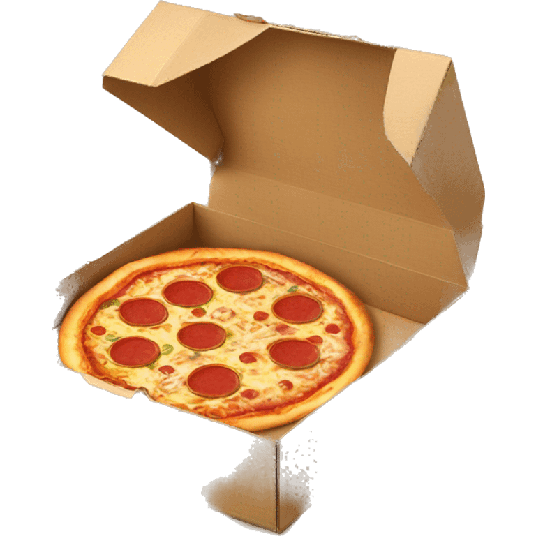 Pizza in a pizza box emoji