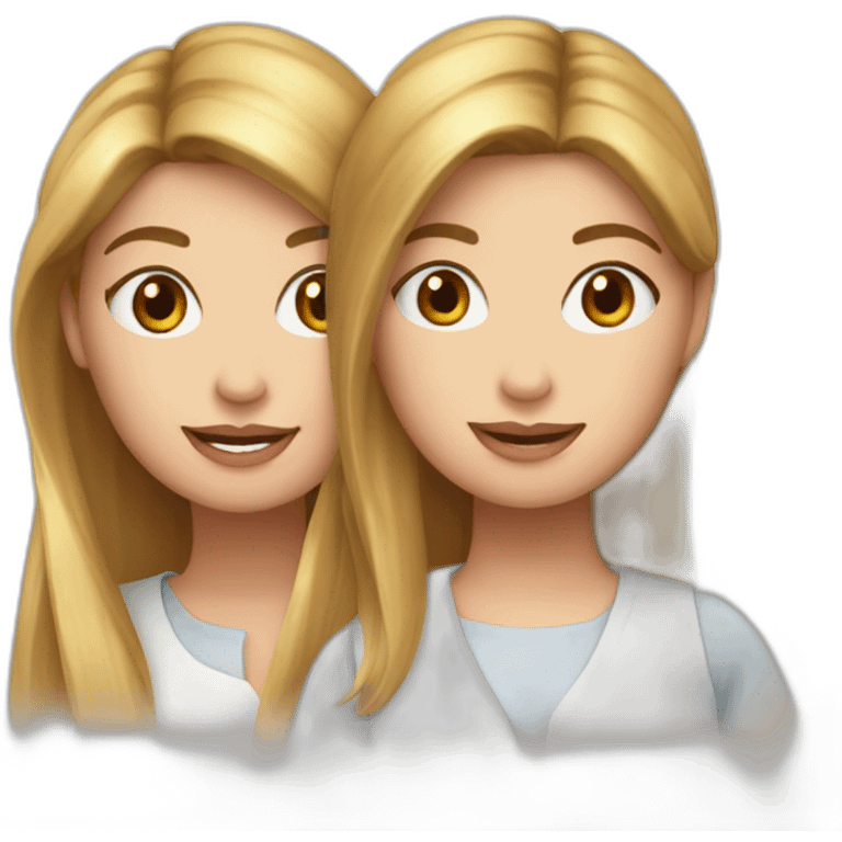 Doutor with her girlfriend emoji