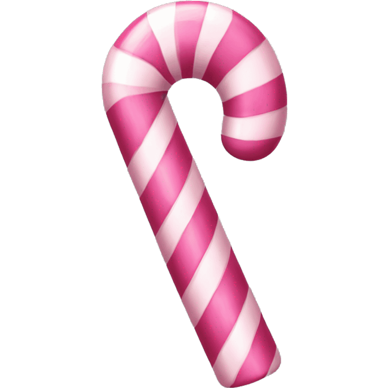 Pink candy cane emoji