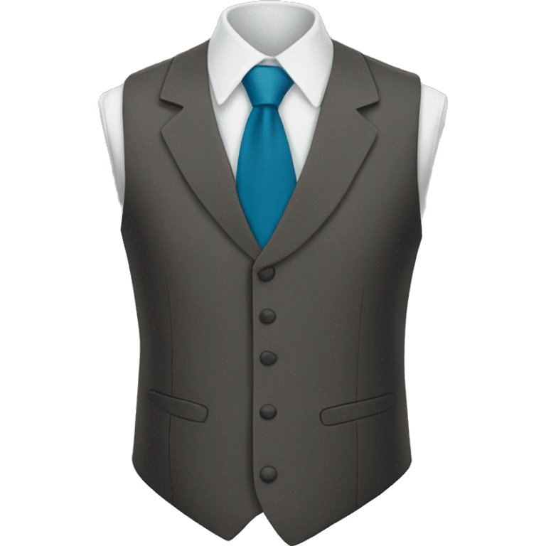 a two piece suit vest emoji