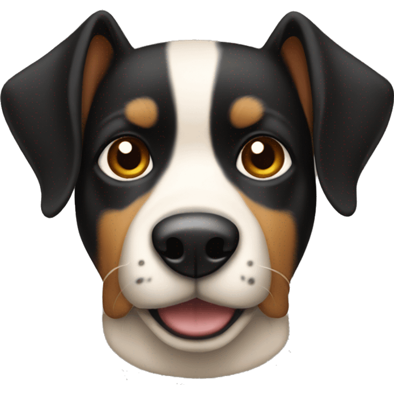 black and tan dog with pointy ears emoji