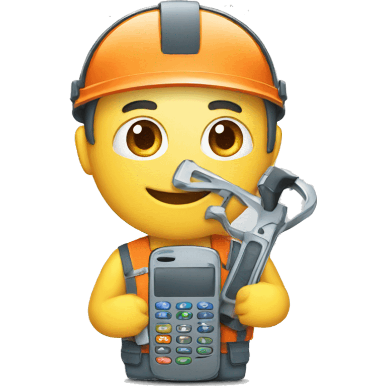 cell phone maintenance emoji