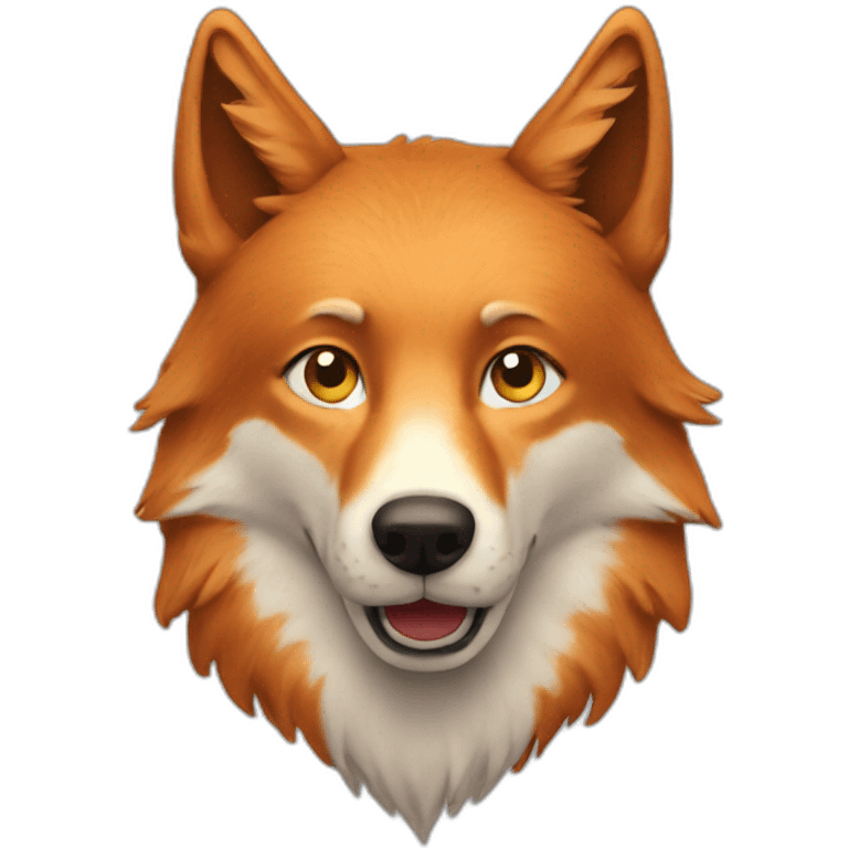 ginger wolf emoji