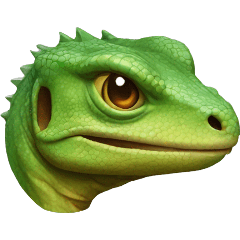 Lizard head  emoji