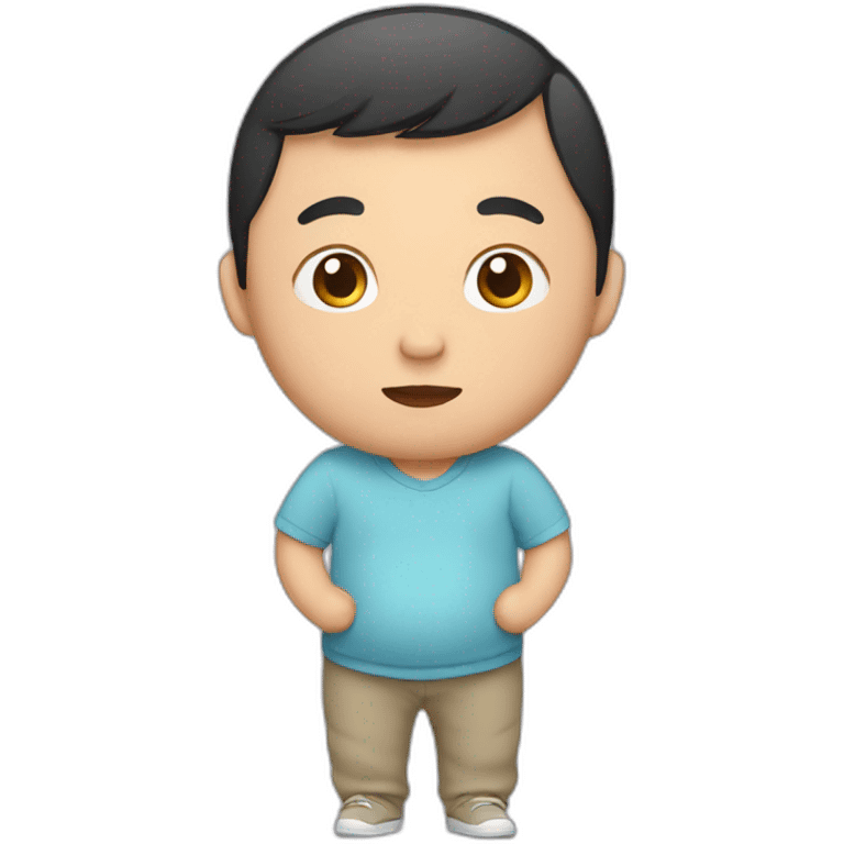 Pregnant asian man emoji