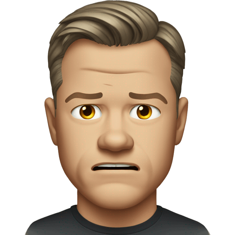 Matt Damon, crying emoji