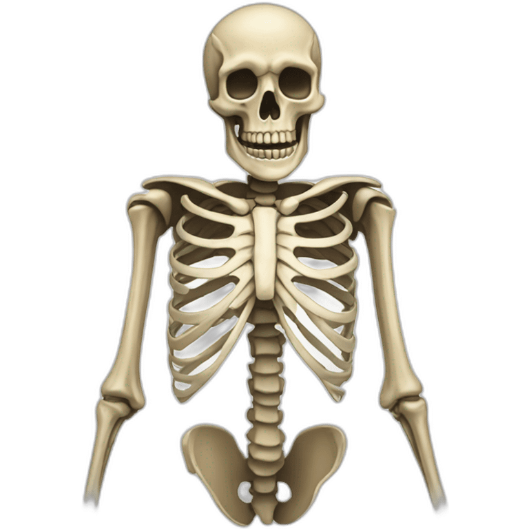 Skeleton thorax emoji