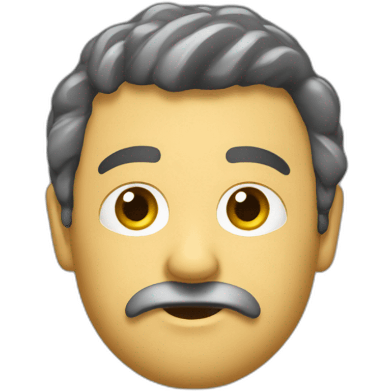 Snauzer viejito sentado emoji