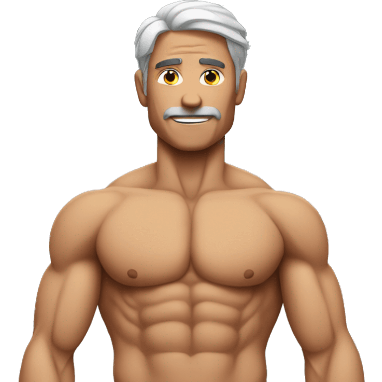 man front muscles emoji