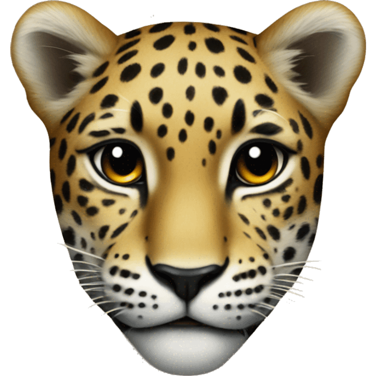 Heart a leopardo emoji