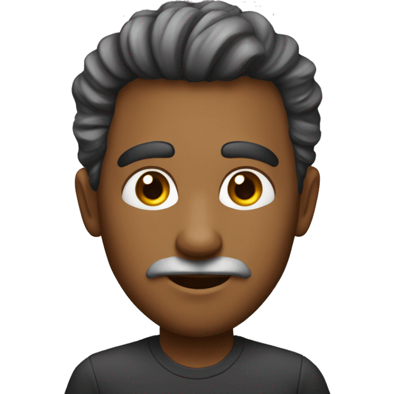 HOMEM,OLHO CASTANHO,CABELO ESPETADO emoji