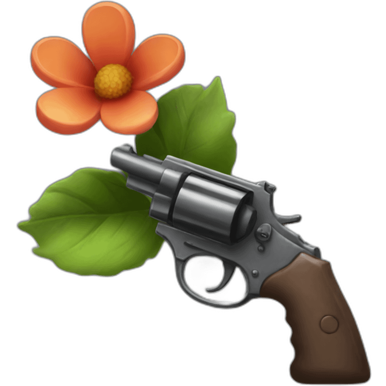 flower-bullet-gun emoji