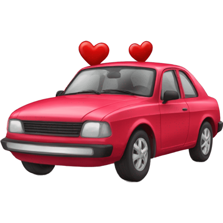 La valentine voiture emoji