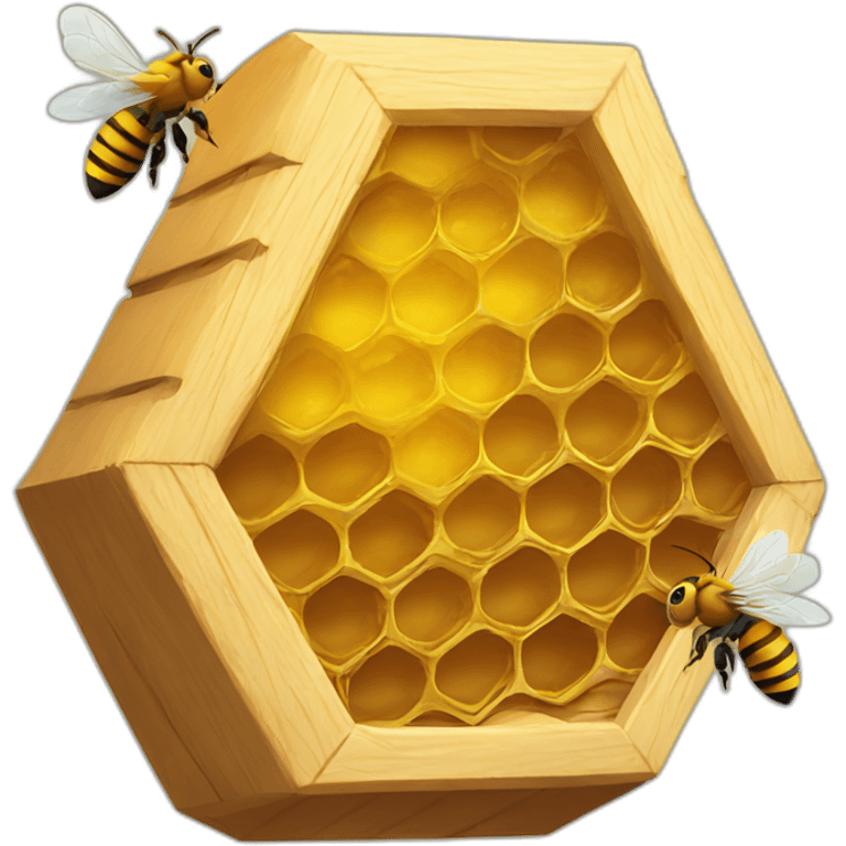 bee hive emoji