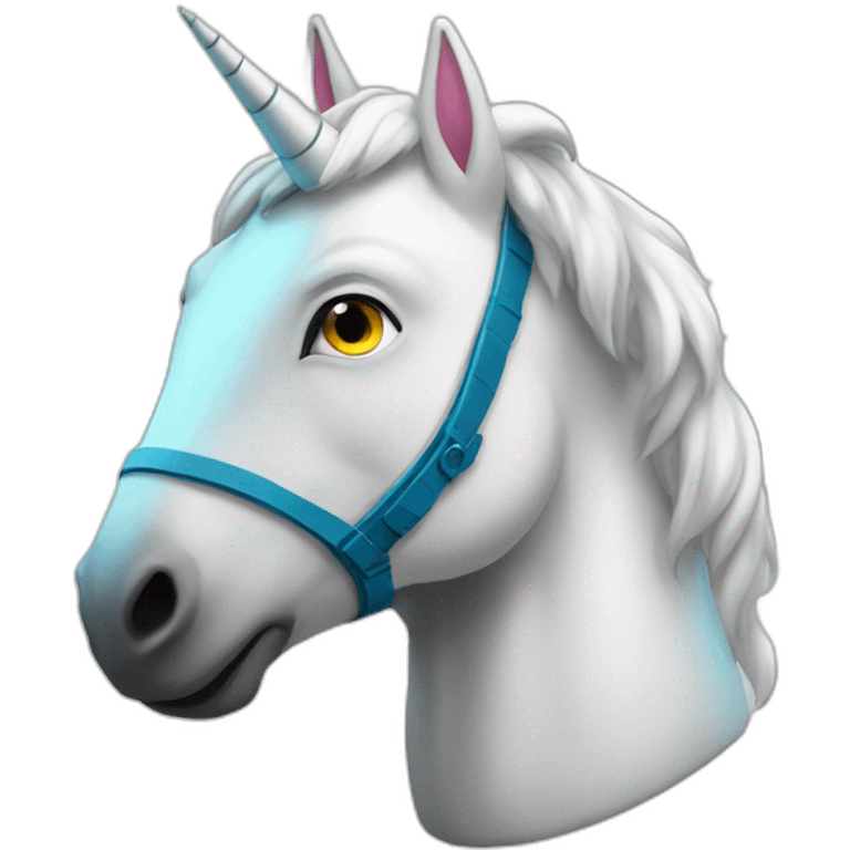 une licorne cosmonaute emoji