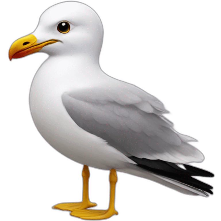 lgbtq seagull emoji