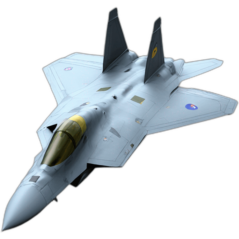 Ukrainian F22 raptor realistic emoji