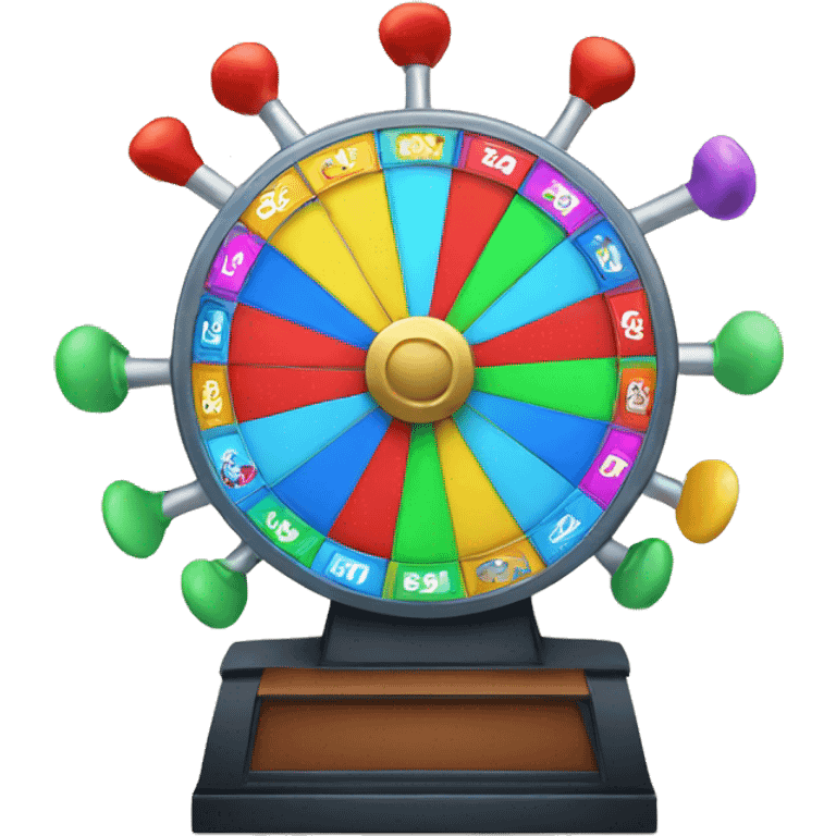 prize wheel
 emoji