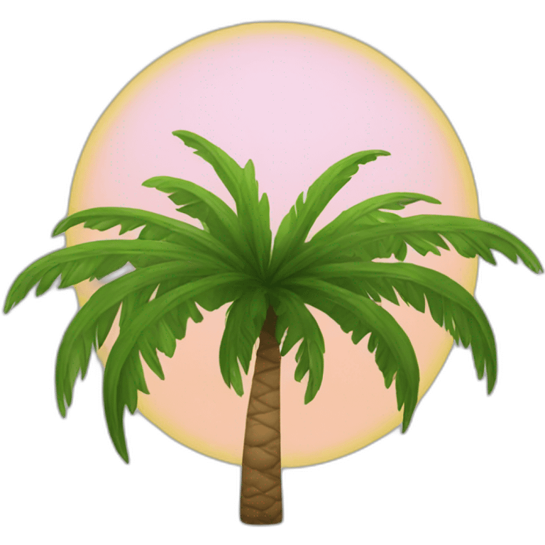 La palmera emoji