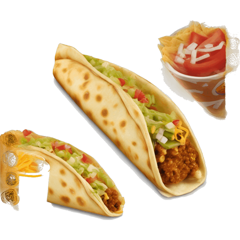 Taco Bell Crunchwrap Supreme emoji