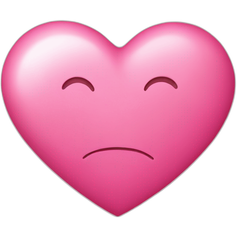 valentine pink heart emoji