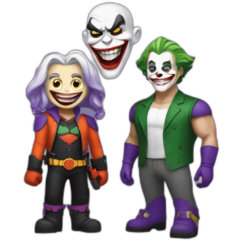 Harley and Joker emoji