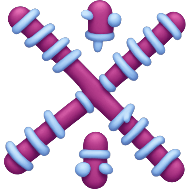 Generate an antibody emoji that is Y-shaped emoji