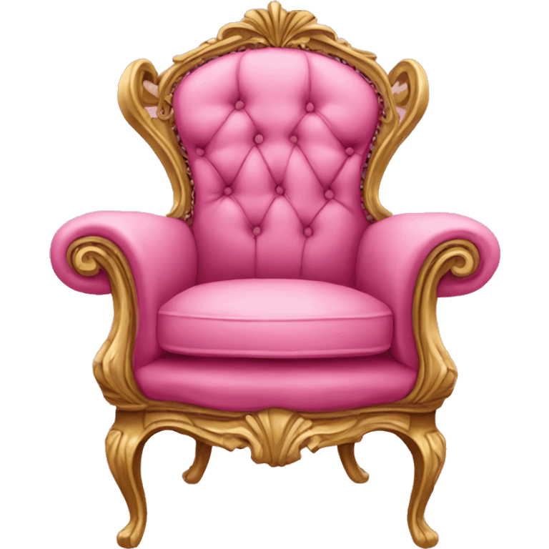 pink victorian armchair emoji