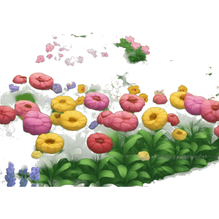 flower garden emoji