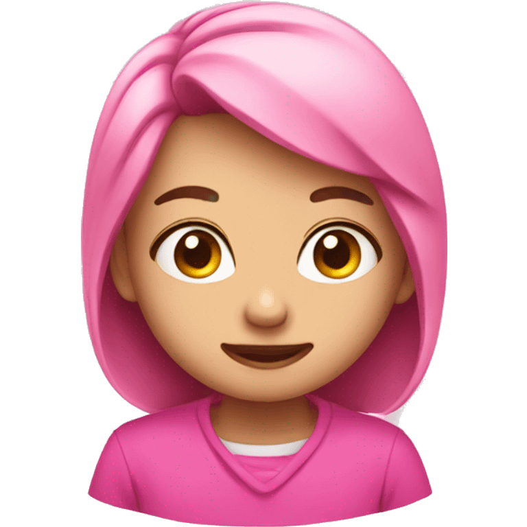 Pink cute  emoji