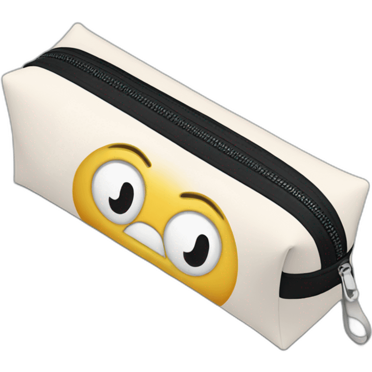 pencil case with zipper emoji