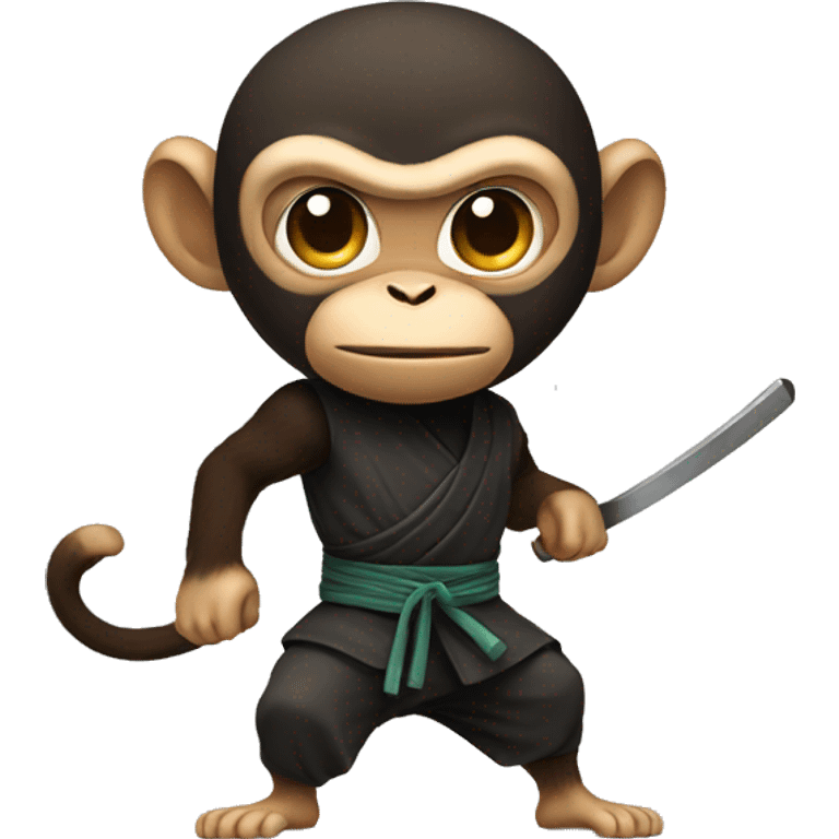 Ninja monkey emoji