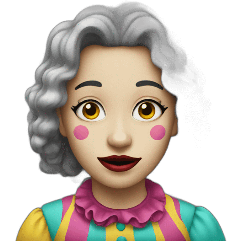 Selly clown emoji