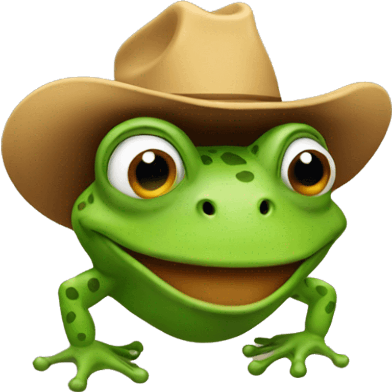 frog cowboy emoji