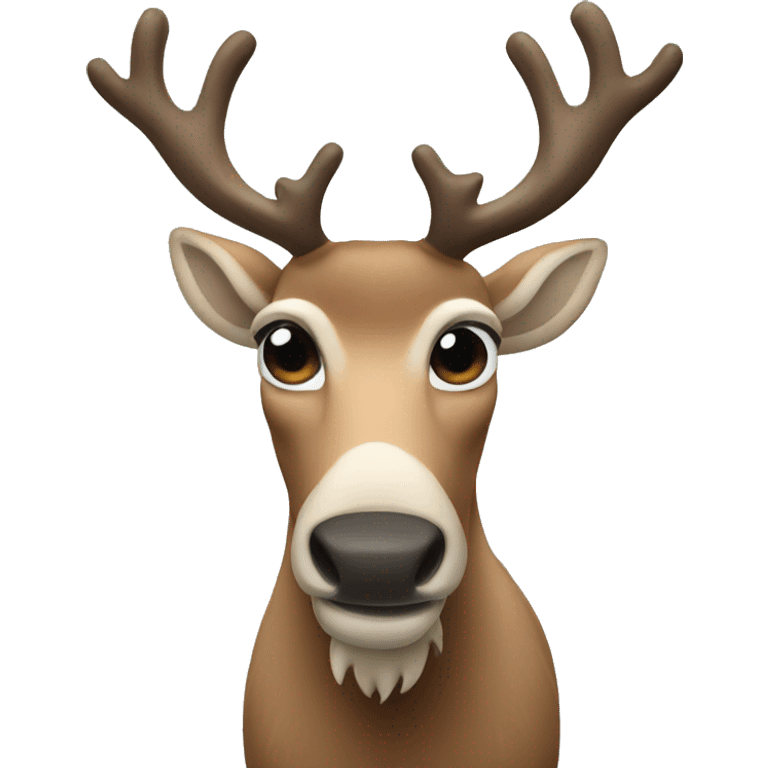 reindeer emoji