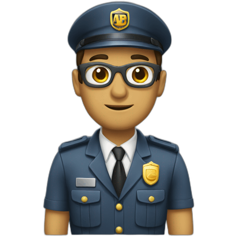 Agente de transito emoji