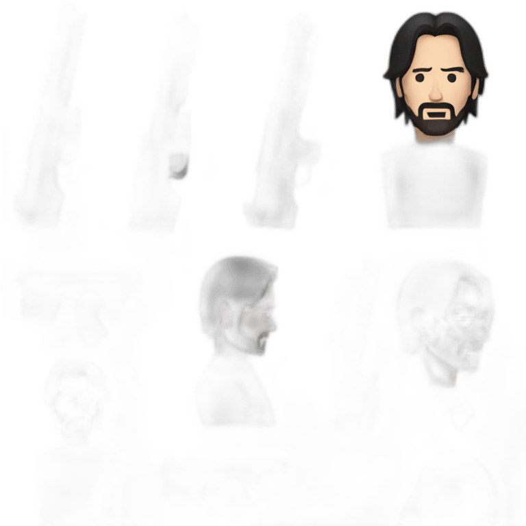 John wick, -guns, -closeup emoji