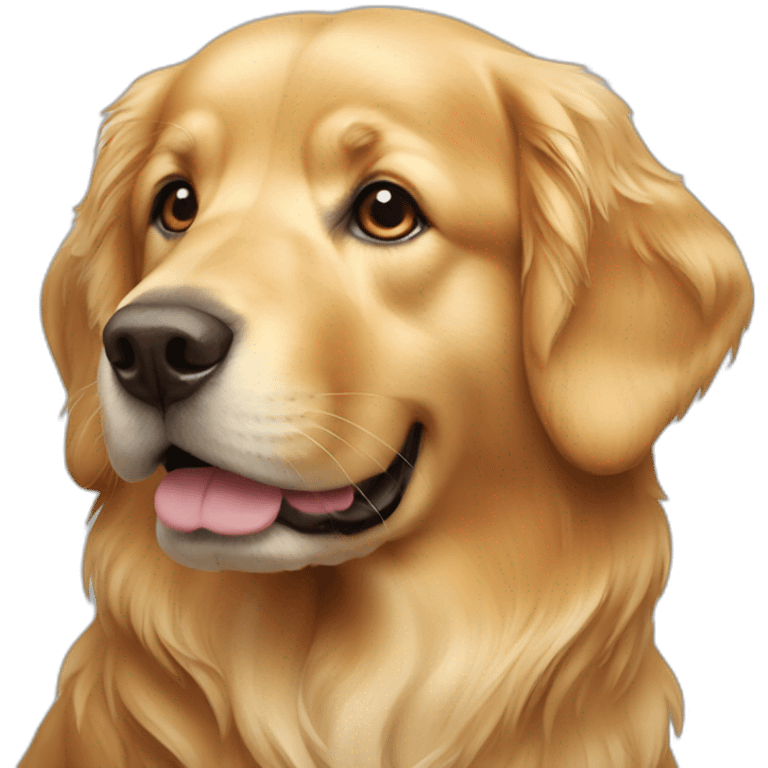 dog golden retriever emoji